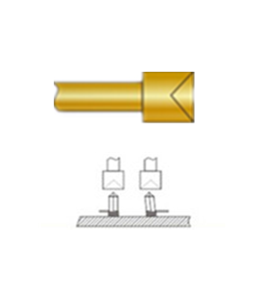 杯頭探針、探針用法圖、探針原理圖、測(cè)試探針圖片