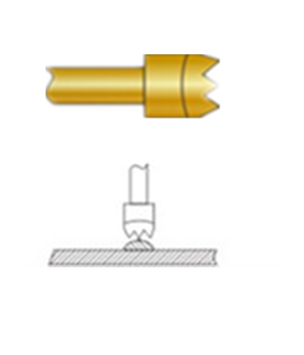 梅花頭探針、探針用法圖、探針原理圖、測(cè)試探針圖片