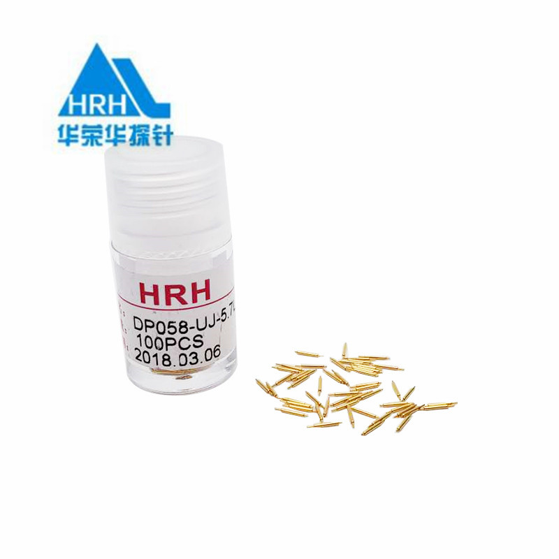 058雙頭探針尺寸、BGA雙頭探針、兩頭帶彈簧探針、雙頭測試探針圖片