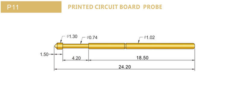 P11探針尺寸，華榮華測試探針選型，測試探針規(guī)格型號